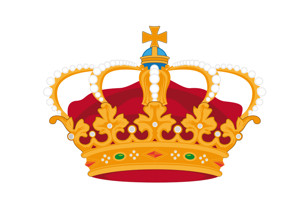 Corona estilo cartas españolas